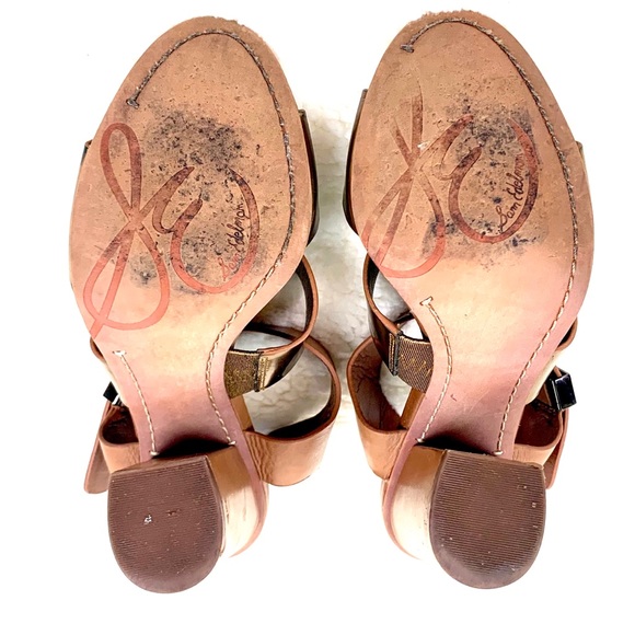 Sam Edelman Yelena Chunky Leather Strapped Sandal - Picture 8 of 10